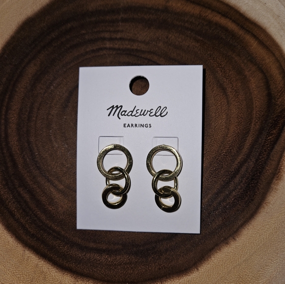 Madewell Jewelry - Madewell Hoop Dream Links Dangle Earrings NWT